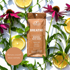 Village Naturals Therapy Breathe, paquete de 12 sobres, conveniencia para viajes
