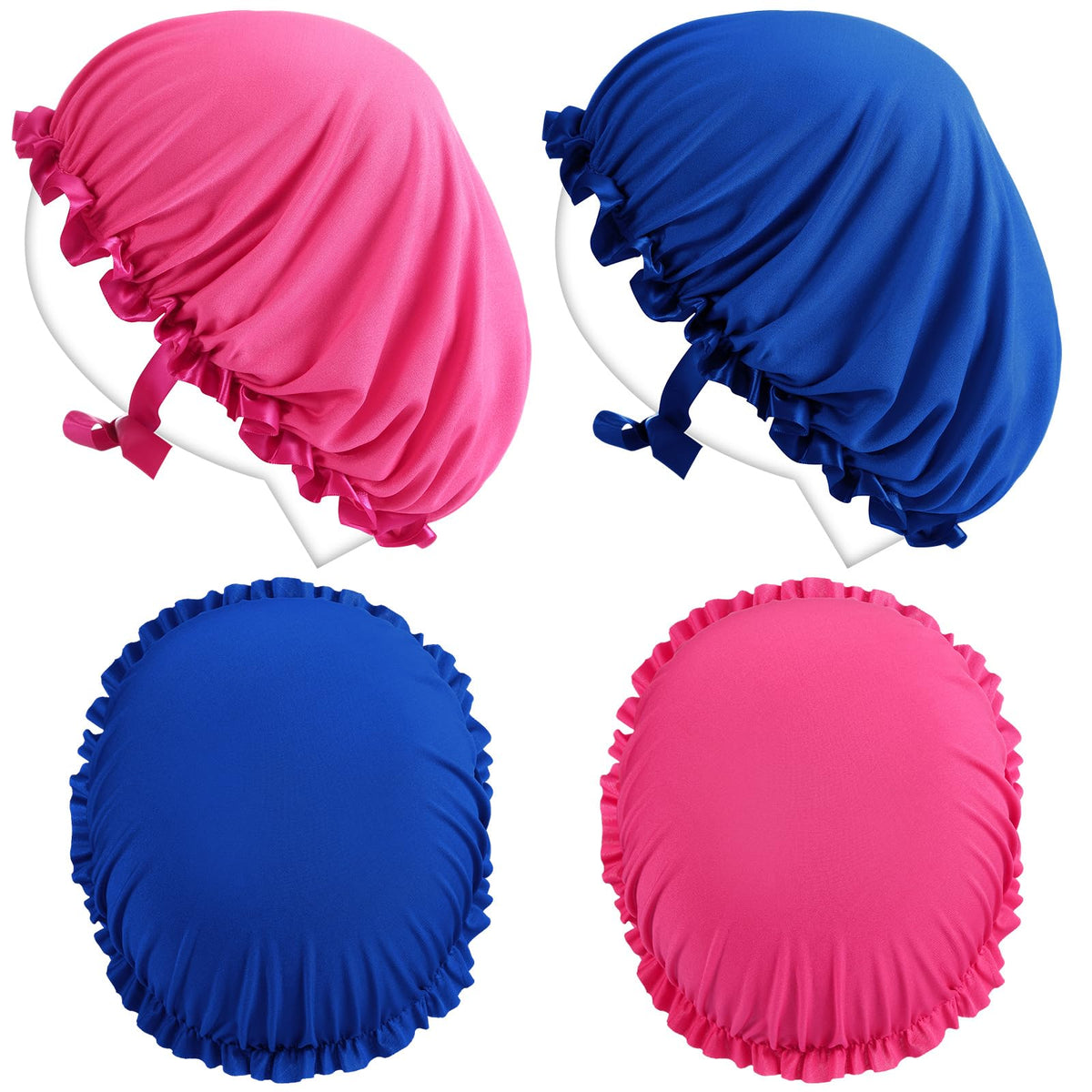 Gorro bronceado rosa de Vinsatin protege el cabello durante el bronceado.