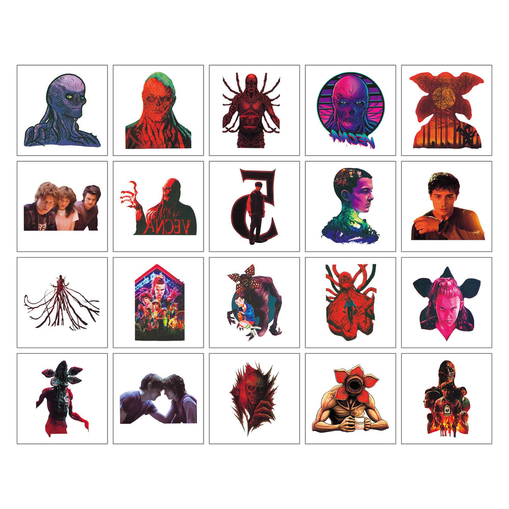 VINYUSE tatuajes temporales Stranger Things, demostración de aplicación con agua fácil.