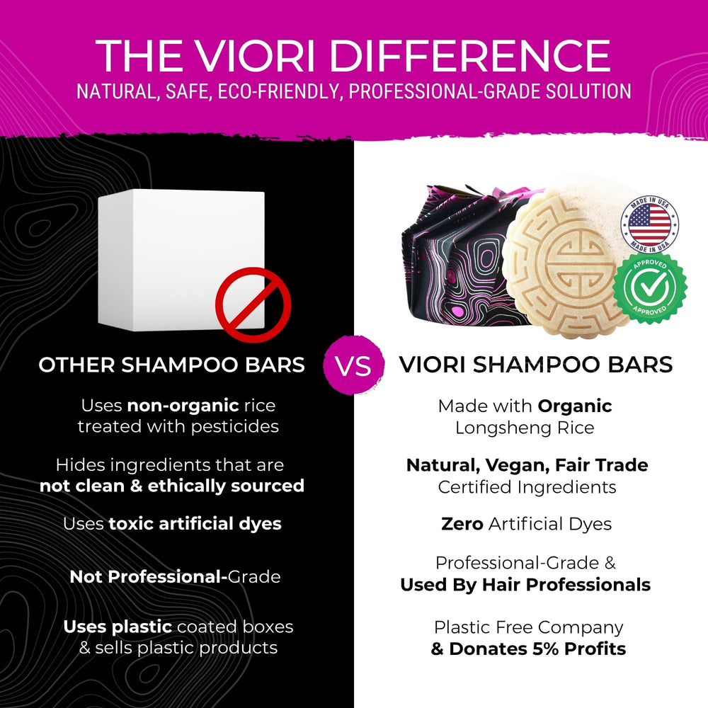 VIORI acondicionador textura cremosa para desenredar el cabello.