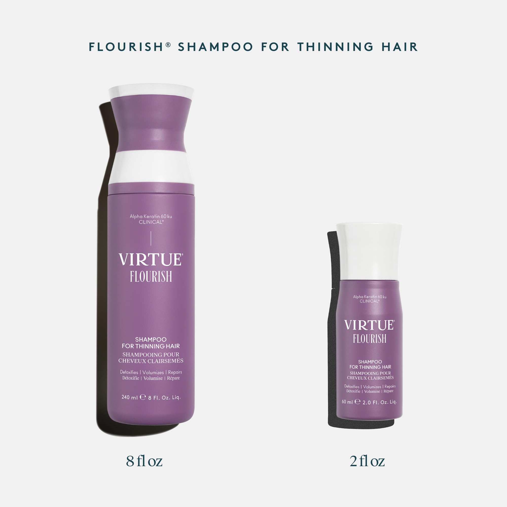 Virtue Flourish: masaje suave del cuero cabelludo durante la limpieza.