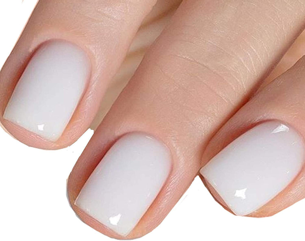 Base gel curada con lámpara LED, secado rápido.