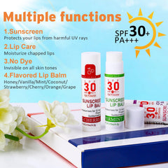 VISRIE Aplicación labial SPF30, fórmula ligera y clara