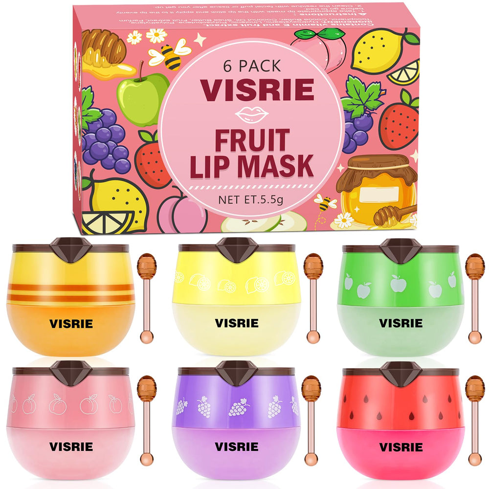 VISRIE bálsamo labial abeja en tarro miel 01, hidratación suave para labios secos