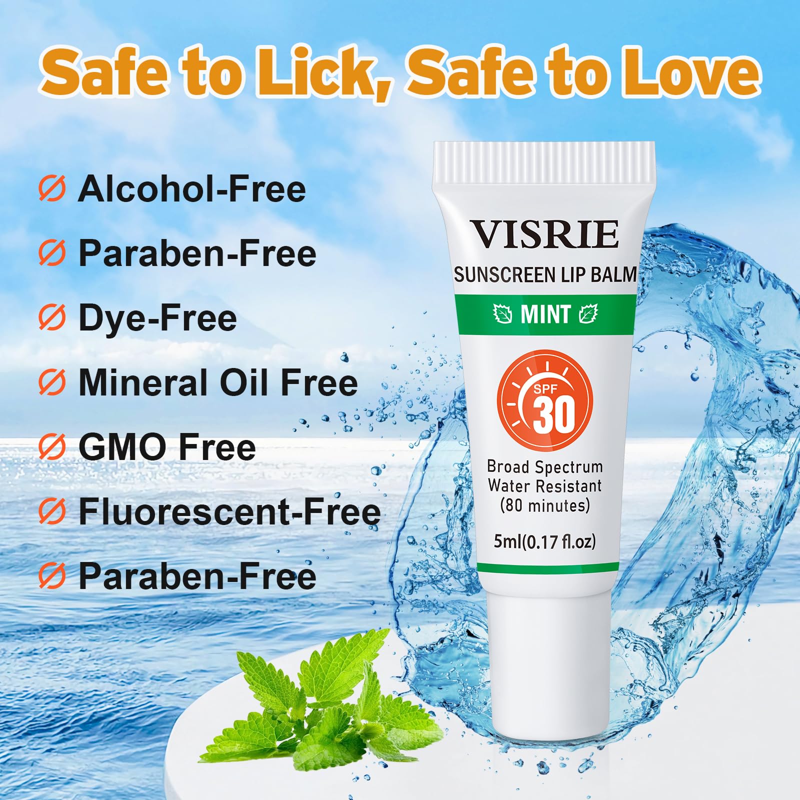 VISRIE labios hidratados con vitamina E y manteca de karité