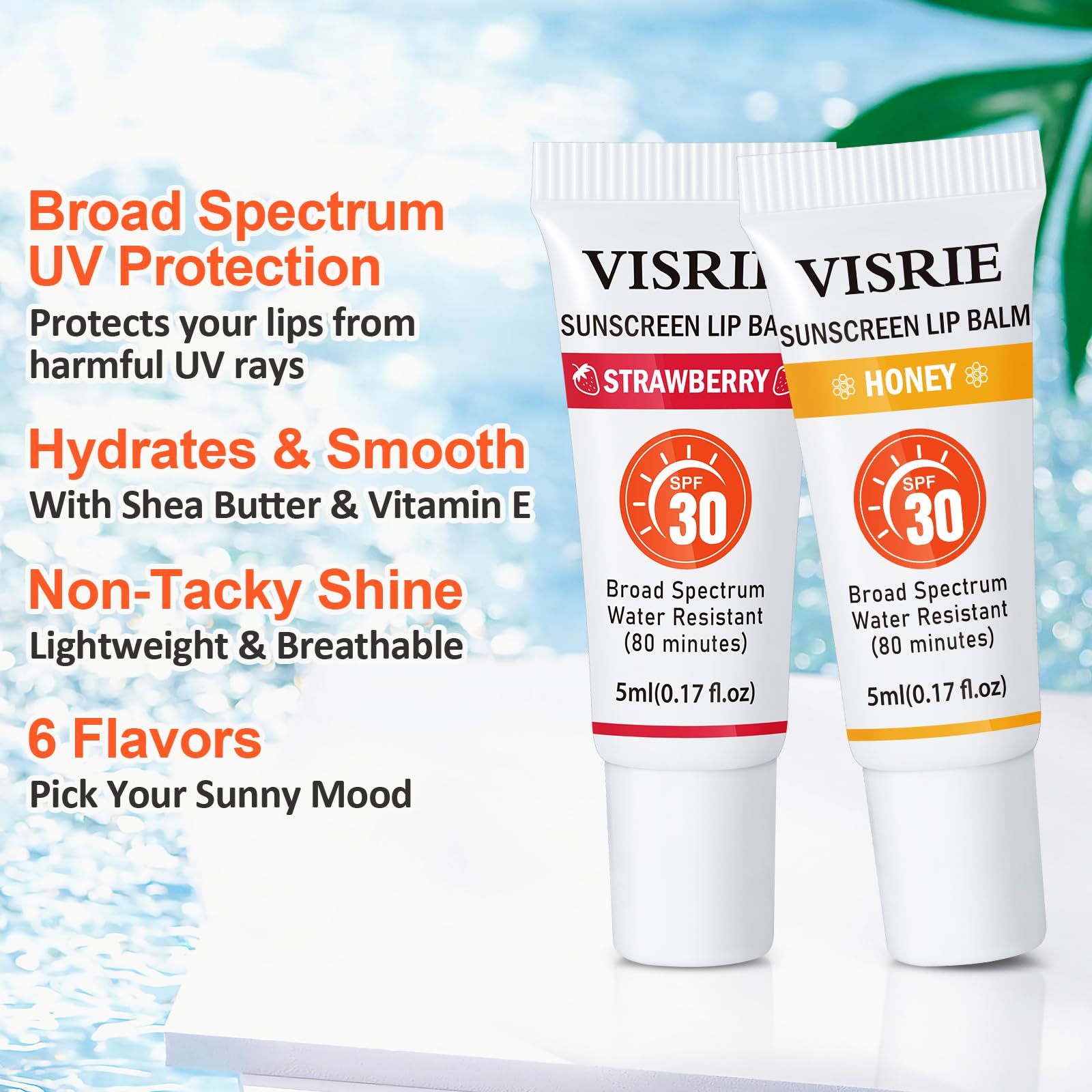 VISRIE protección labial SPF30 en gel claro y suave