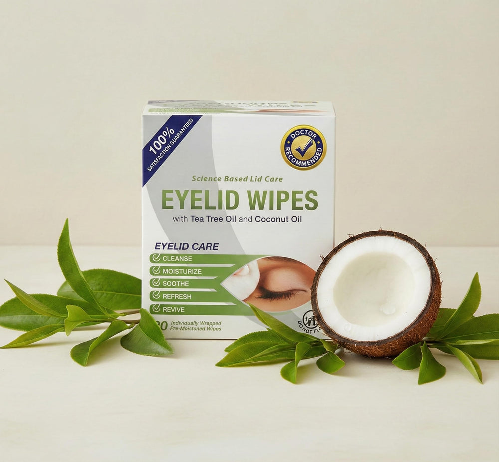 Toallitas Lunovus para quitar maquillaje de ojos con cuidado.