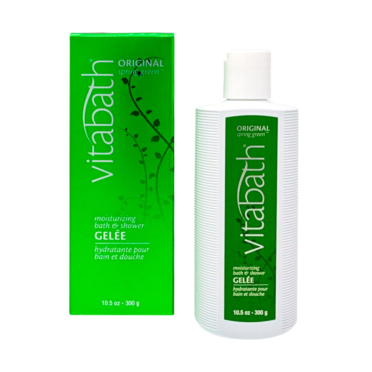Vitabath Original Spring Green, botella-derrame, brinda experiencia spa y limpieza suave.