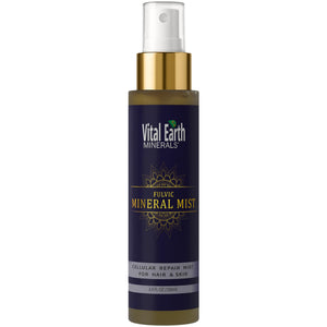 Vital Earth Minerals niebla facial fulvic listada para uso diario
