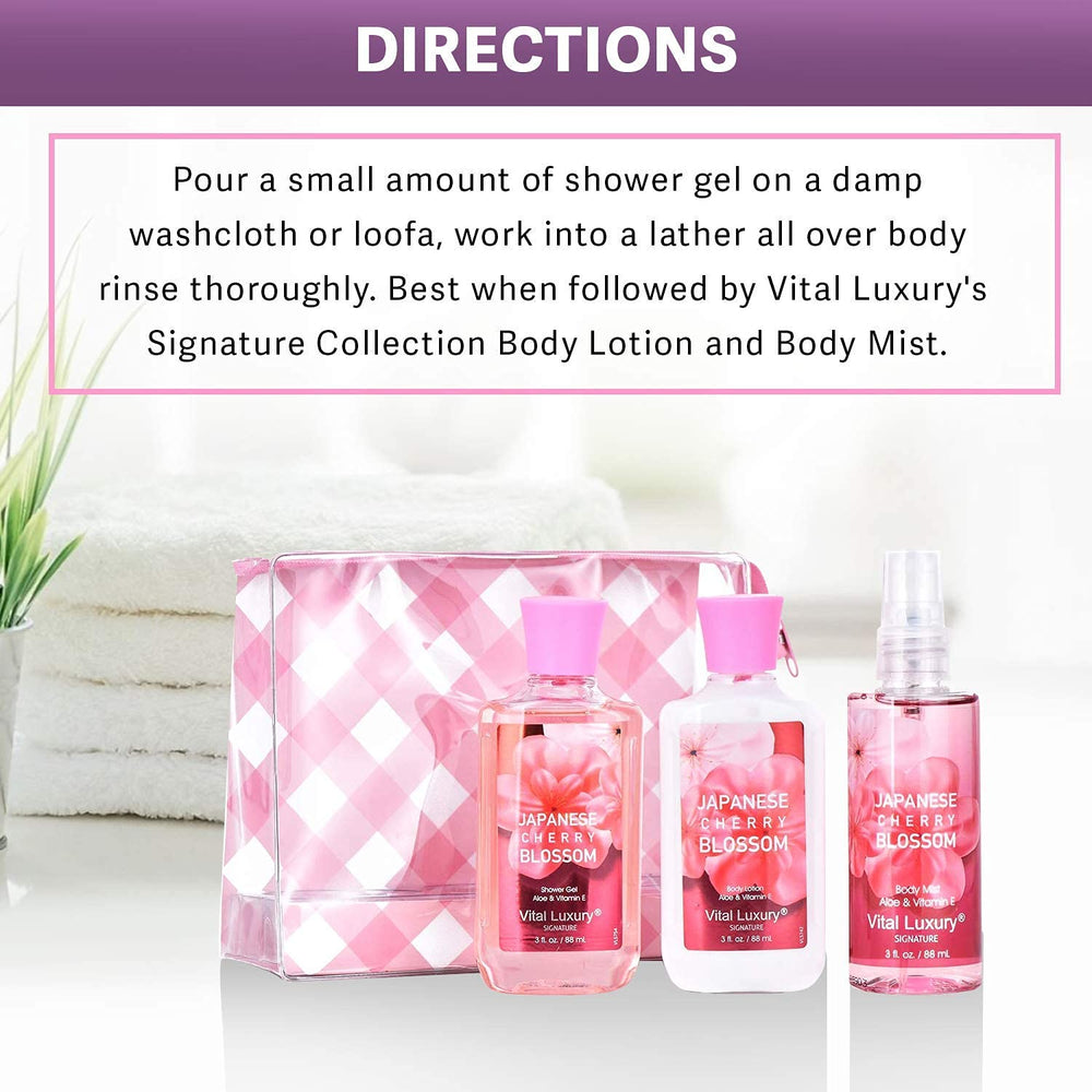 Vital Luxury empaque regalo flor de cerezo japonesa listo para regalar