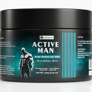 VITALSKINOIL crema corporal hombre, absorción rápida para piel suave.