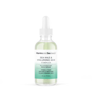 VITAMINS AND SEA BEAUTY sérum, botella de hidratación para piel suave
