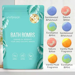 Bomba Vivifyrean aroma sandalo y pachuli para relajación nocturna.