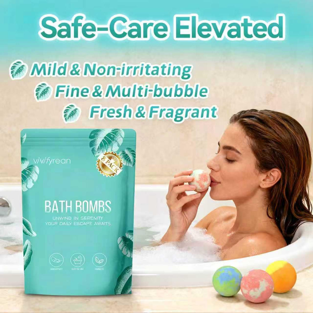 Bombas empaquetadas individualmente para regalo o viaje.