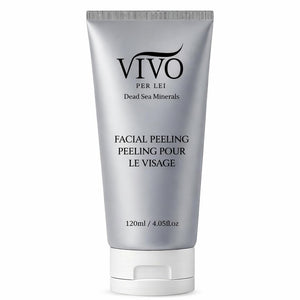 Vivo Per Lei gel exfoliante, textura suave al aplicar, ideal para piel sensible.