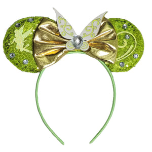 Diadema Viwind con orejas ratón brillos, ideal para fiestas y fotos divertidas.
