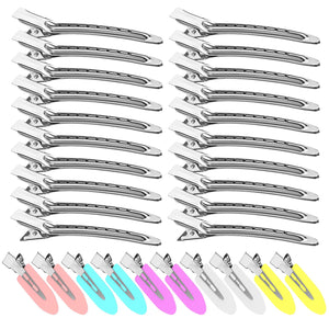 Pinzas cocodrilo metálicas de Viywicz, 30 piezas, sujeción para todo tipo de cabello.