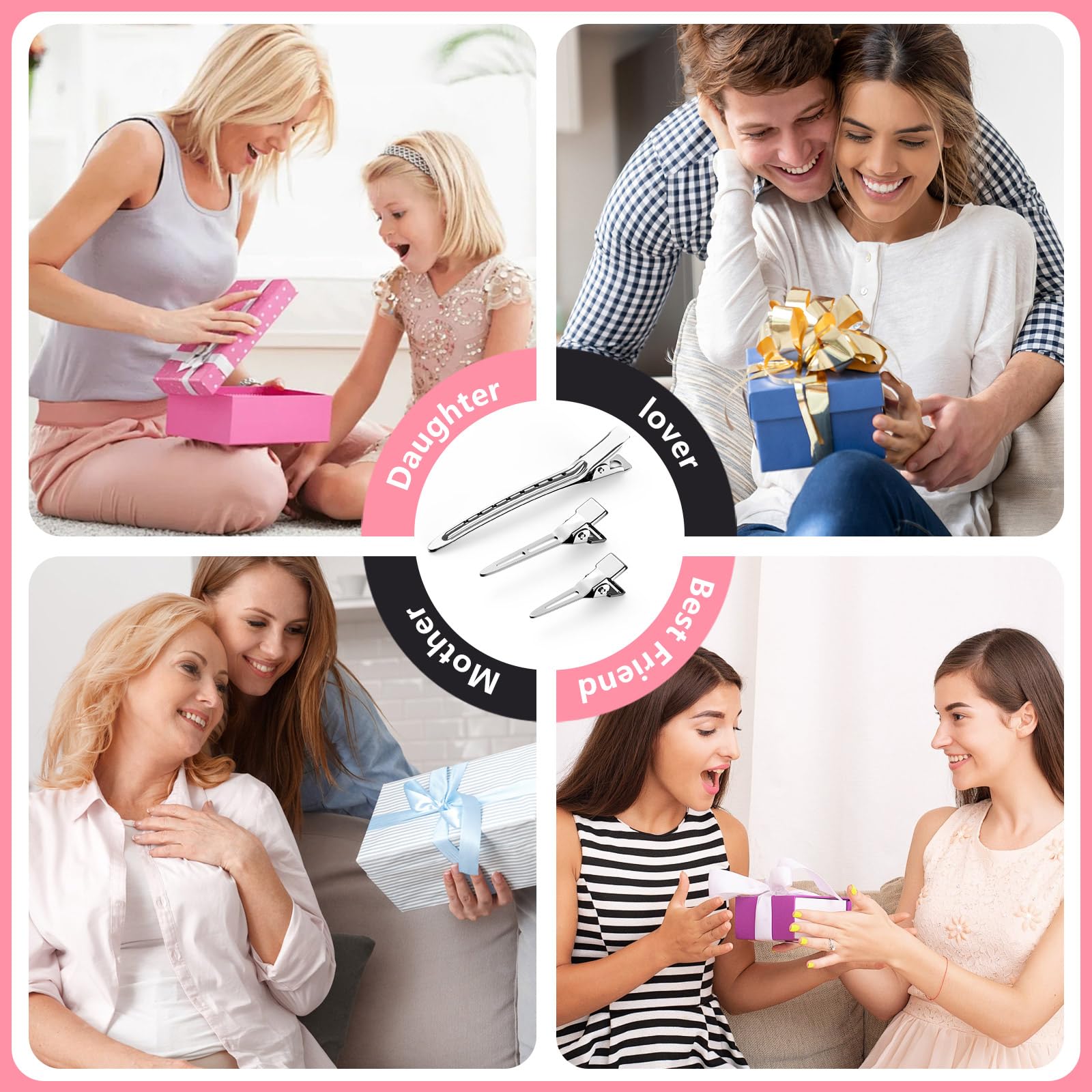 Regalo ideal de Viywicz, pinzas plateadas para belleza