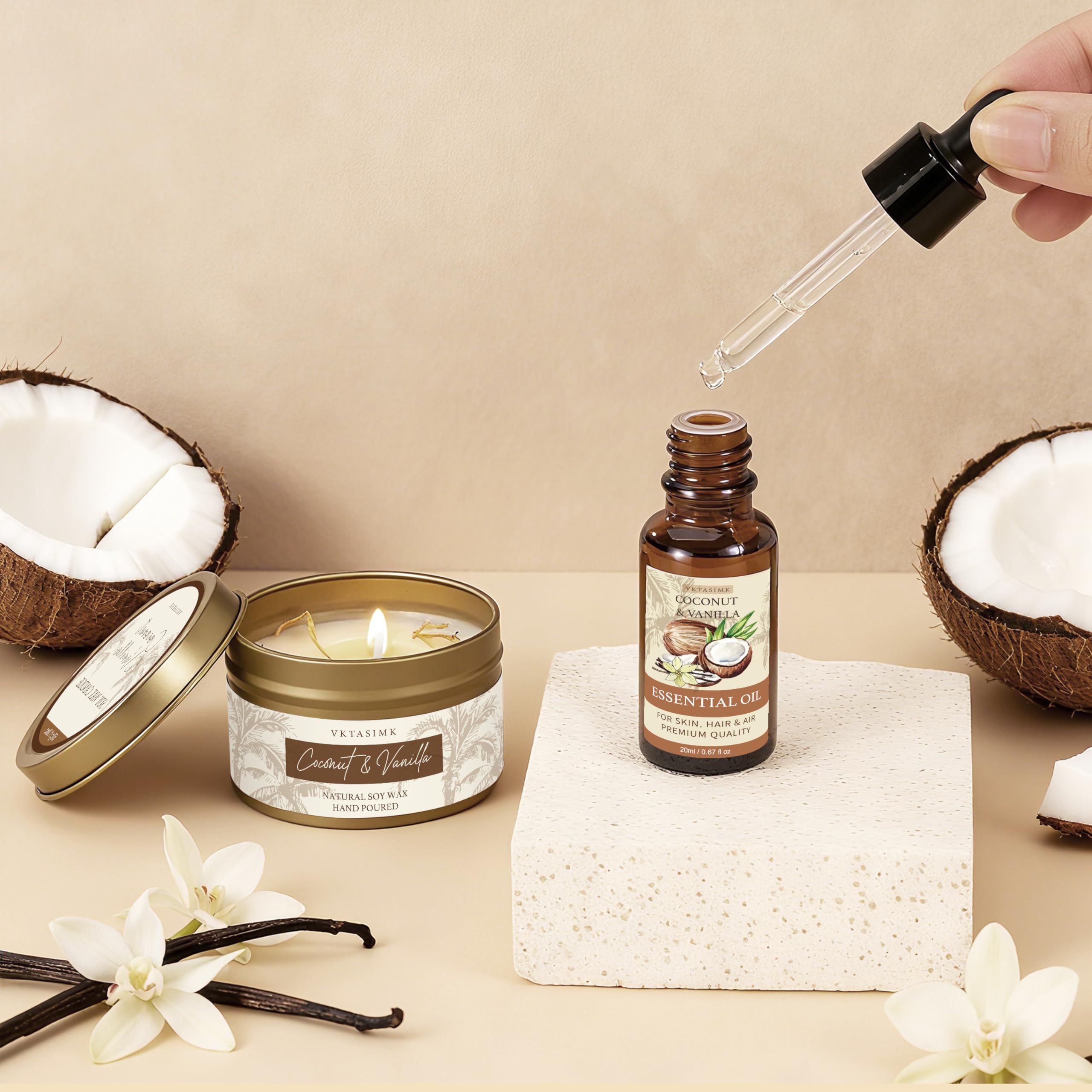 Sales de baño aromáticas VKTASIMK para un baño relajante.