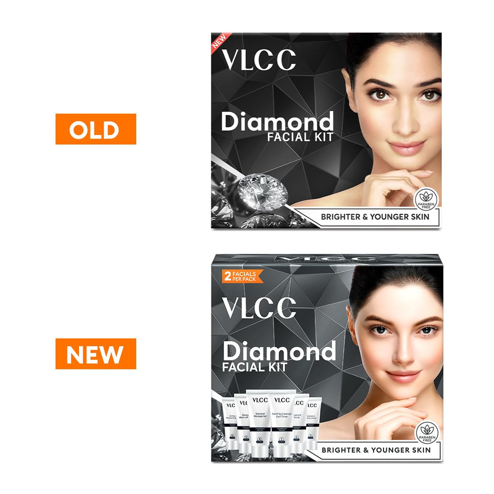VLCC Diamond Facial Kit exfoliante para renovar la textura de la piel