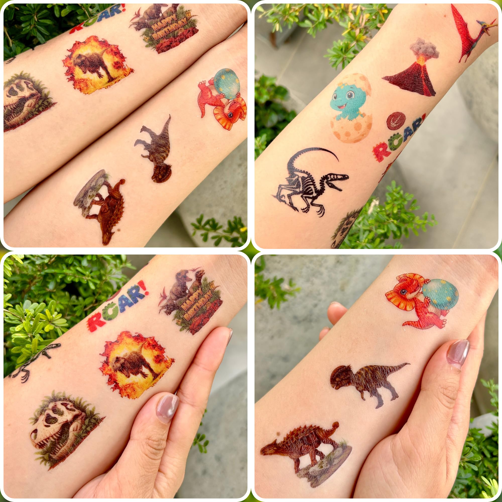 Tatuaje con aplicación fácil de VNXCRAFTIES, listo con agua.