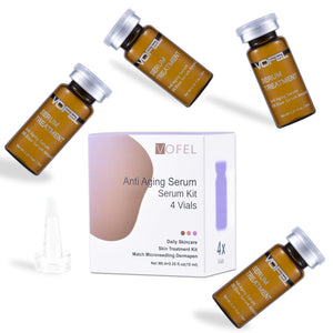 VOFEL Serum anti envejecimiento con ácido hialurónico en botella para uso diario.