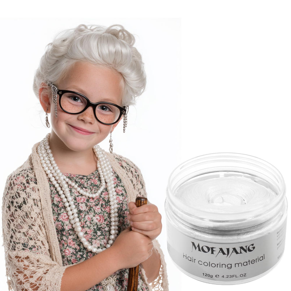 VOLLUCK pomada de color blanco para cambio de look rápido en casa.