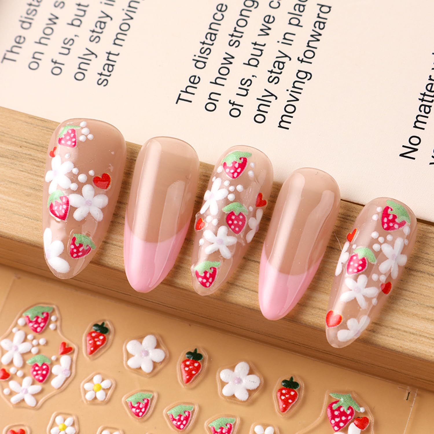 Vopintpy arte floral para uñas naturales o artificiales.