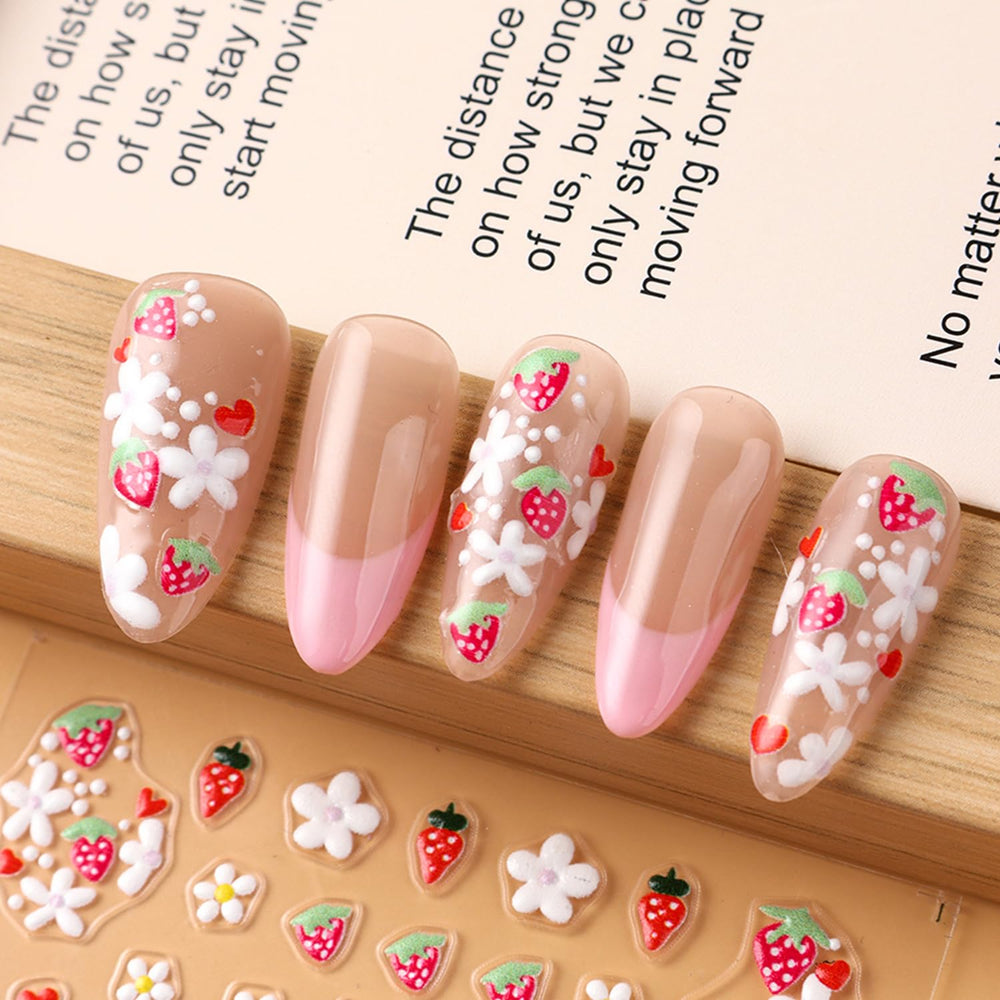 Vopintpy arte floral para uñas naturales o artificiales.