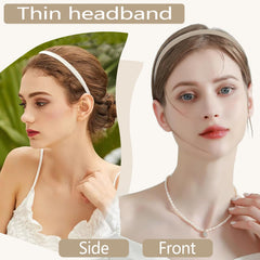 Vovii cinta para cabello anti-deslizante, se mantiene en su lugar todo el día.