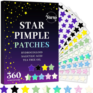 VOZRO Star Patches: tamaños 10, 12 y 14 mm para cobertura precisa de imperfecciones