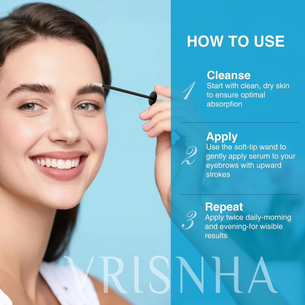 VRISNHA serum cejas: mejora visual en pocas semanas.