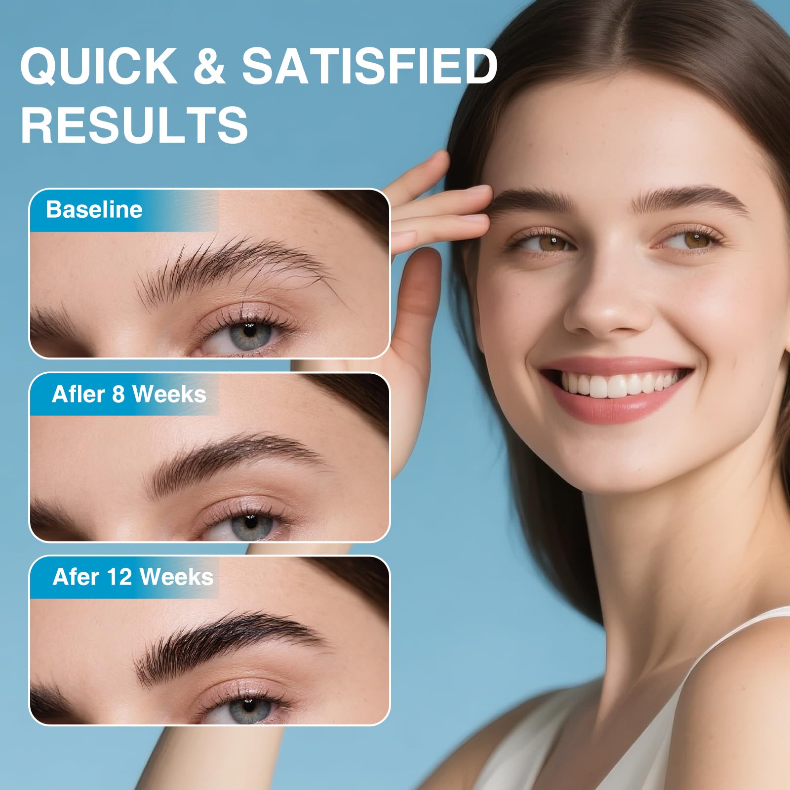 VRISNHA serum cejas: textura sedosa que nutre sin irritar.