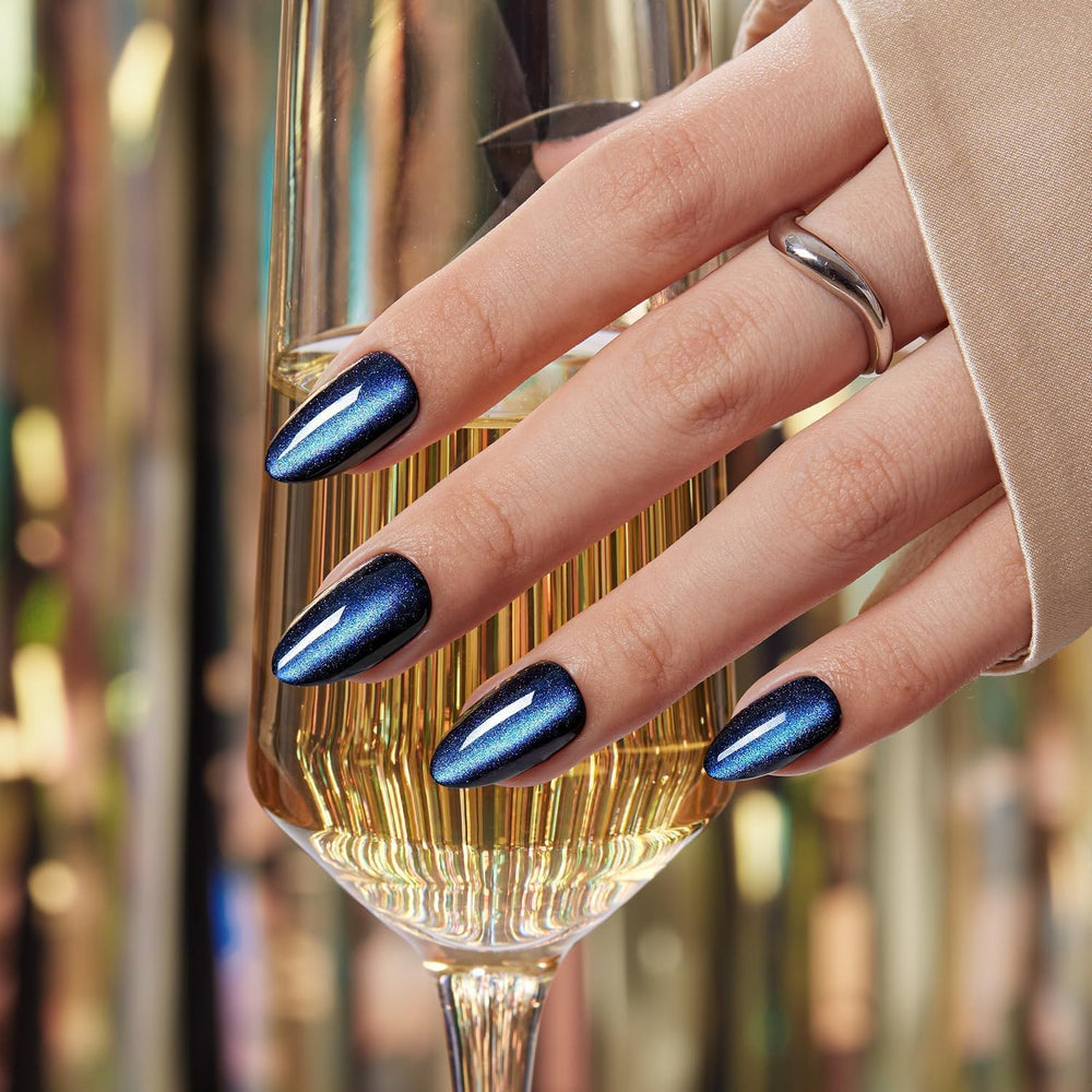 VSALON Almond Short, adhesivas fáciles para cambiar uñas rápidamente