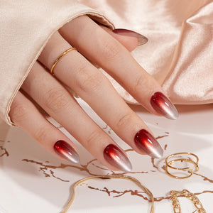 VSALON uñas postizas corto almendra en caja, look listo para combinar en cualquier ocasión