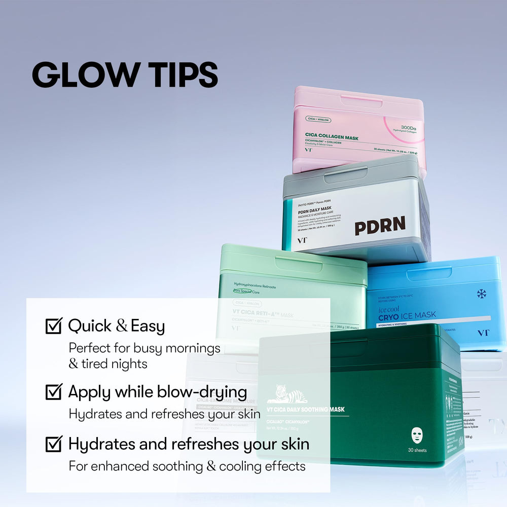 VT COSMETICS CICA Pink Daily Mask absorption delivers moisture effectively