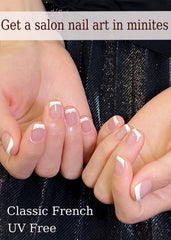 Wahrshei conjunto de 22 pegatinas de gel para uñas, renovación rápida de manicura.