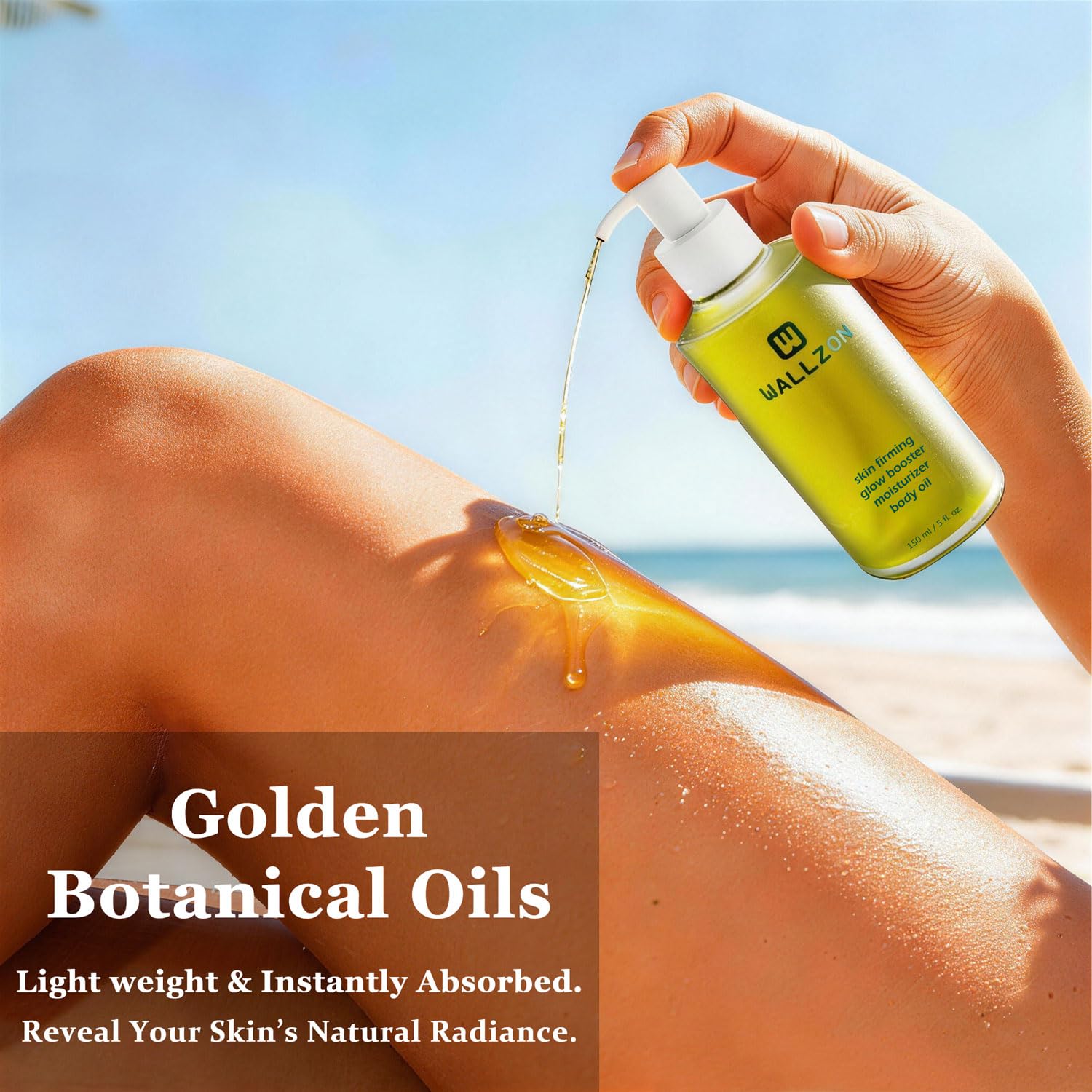 Wallzon Aceite Cuerpo: aroma cítrico que invita a un ritual revitalizante.