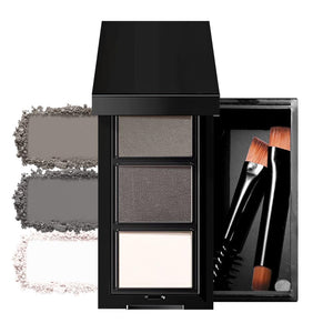 WanTuoluo polvo para cejas taupe gris, color intenso y suave para definir.
