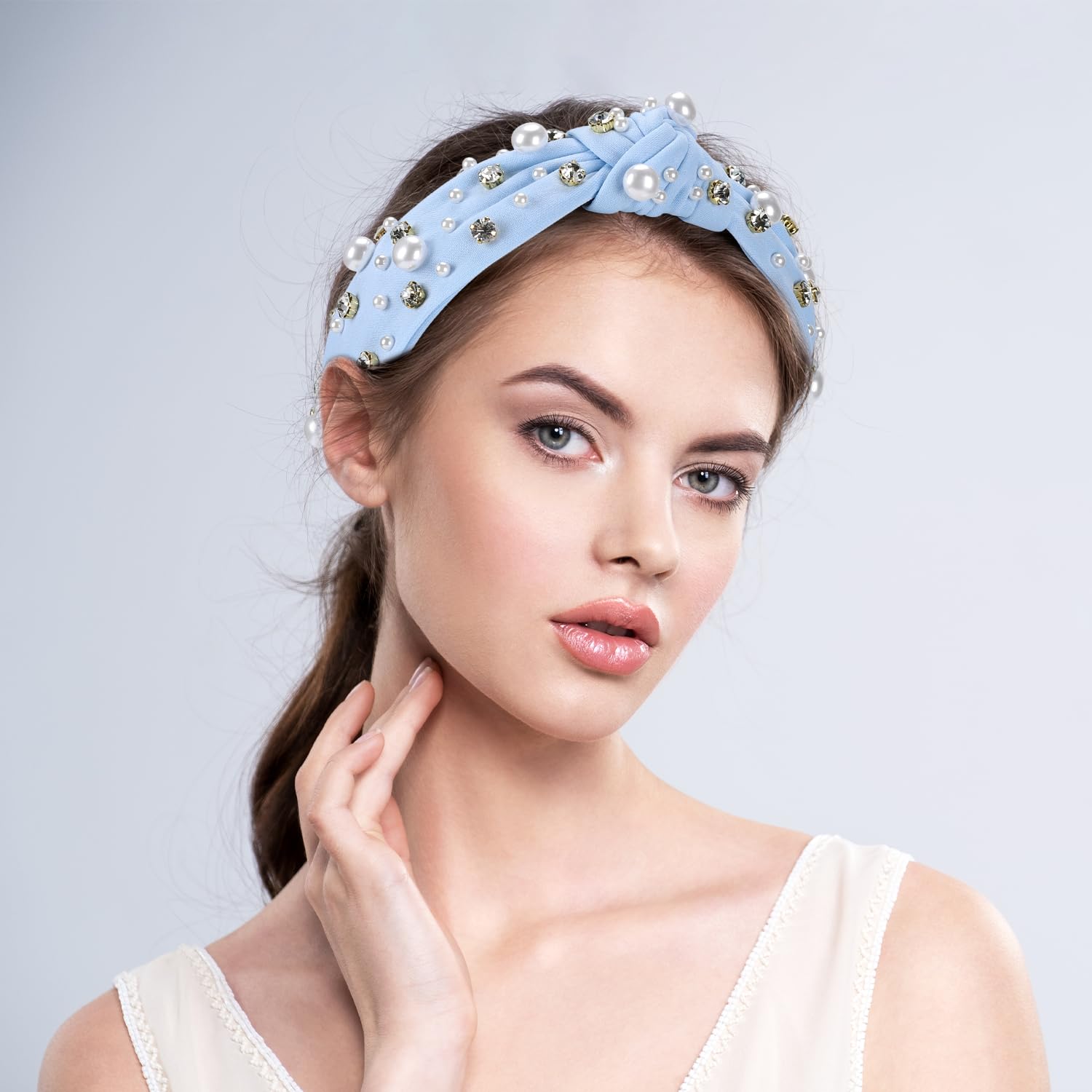WantGor diadema elástica, material cómodo, ajuste suave para todo el día