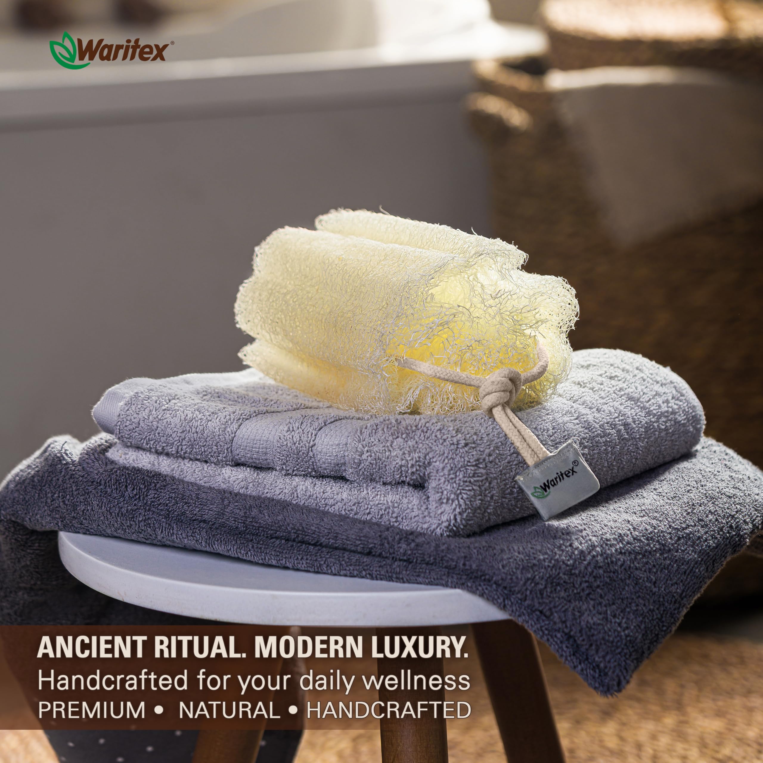 Waritex lufa egipcia natural ideal para un ritual de spa diario