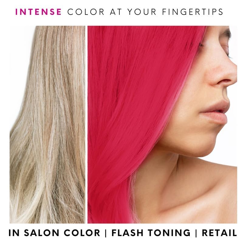 Watercolors champú depósito color rosa - cabello brillante tras cada lavado.