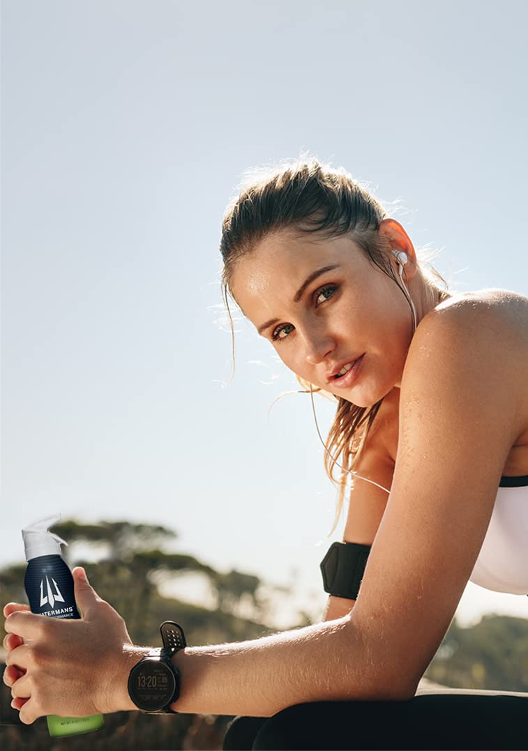 Watermans SPF55 spray: aplicación 360° para protección total