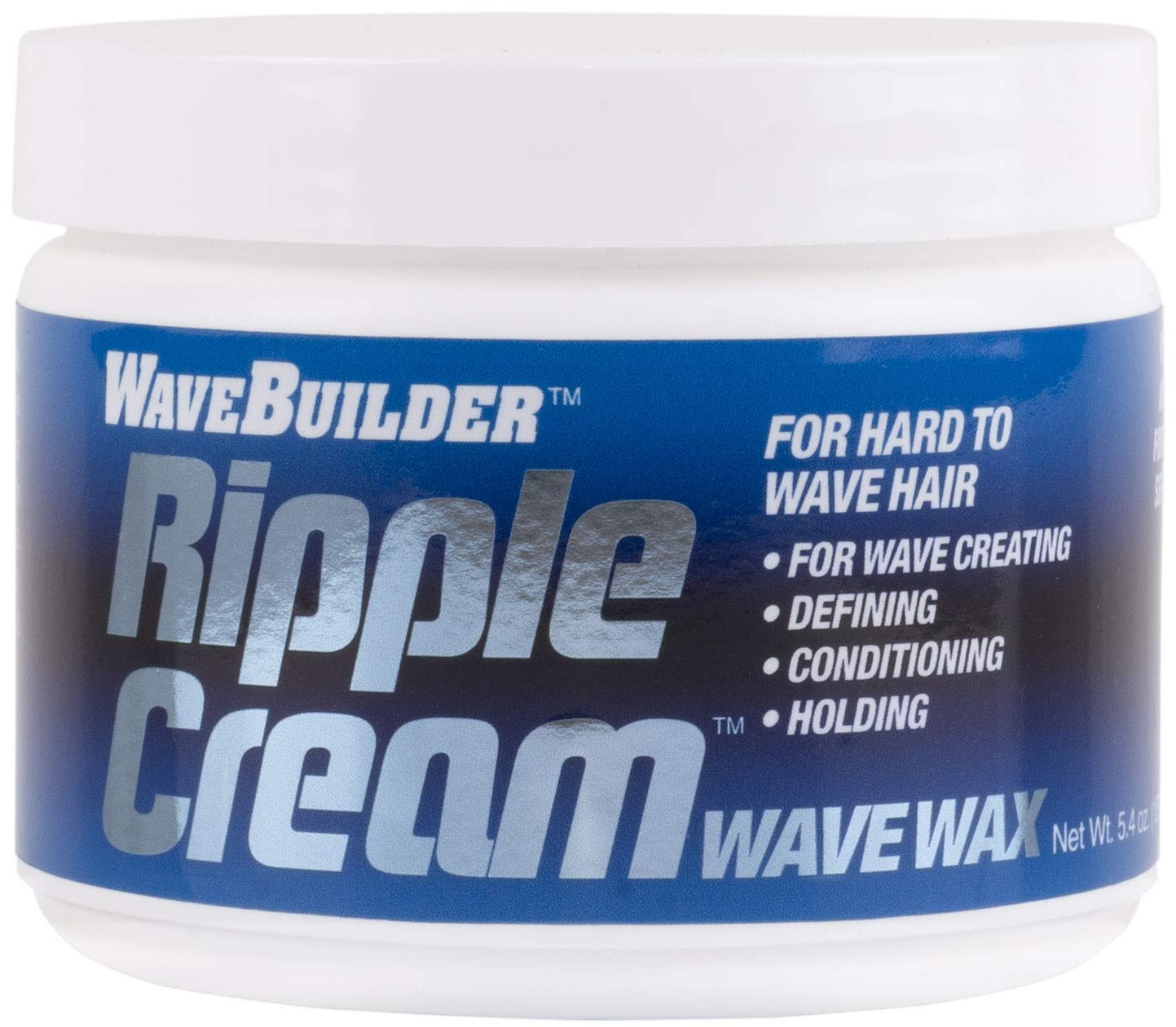 WaveBuilder para ondas: bote derramado muestra la crema para definir ondas con brillo