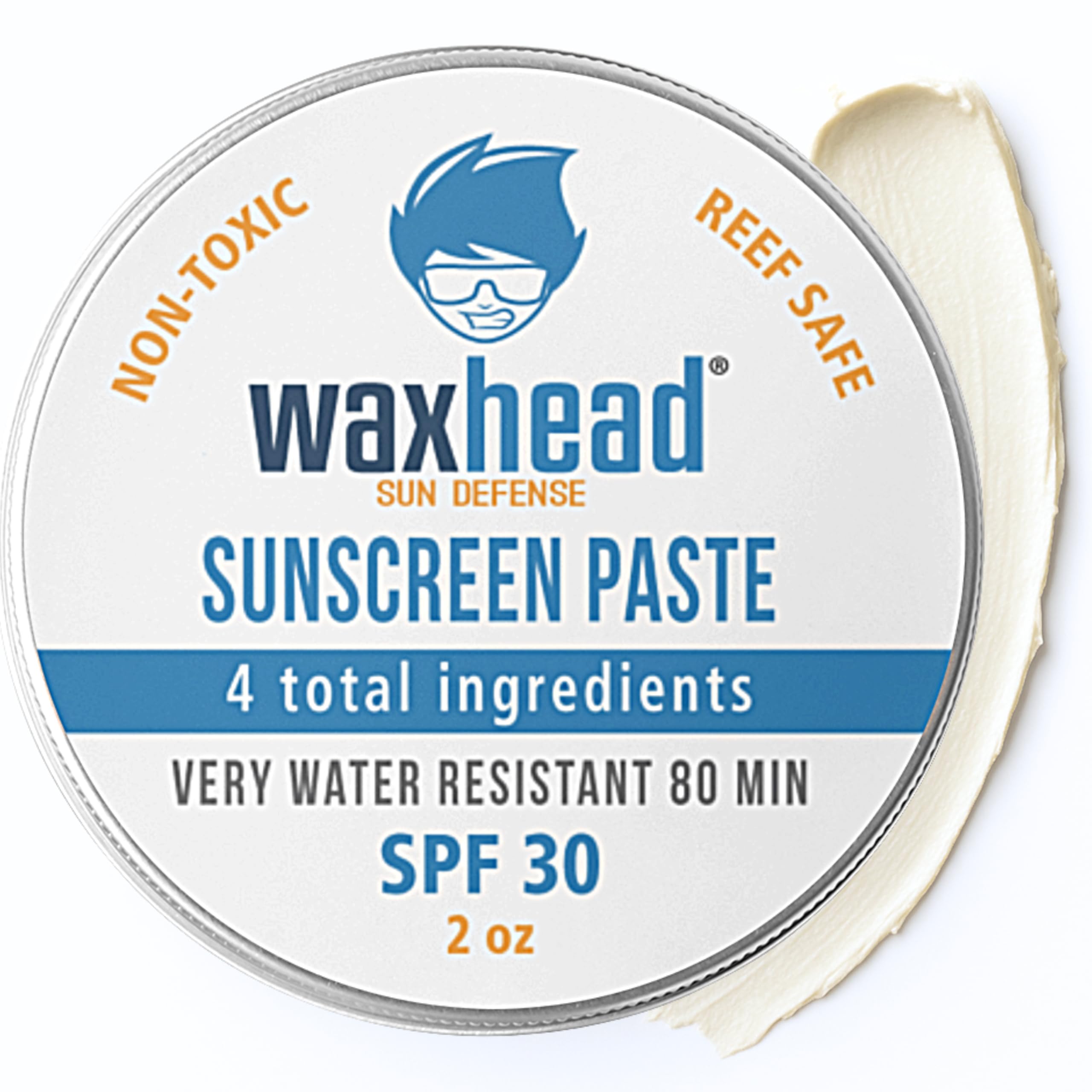 Waxhead pasta zinc nariz: cobertura visible para zonas sensibles al sol