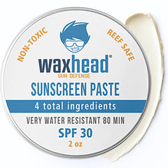 Waxhead pasta zinc nariz: cobertura visible para zonas sensibles al sol