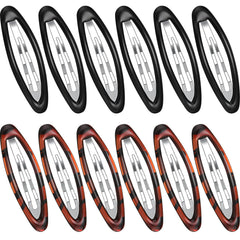 Waydress clip oval tortuga de metal, sujeción suave para peinados duraderos.