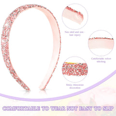 Waydress diadema dorada con cristales, elegante para peinados