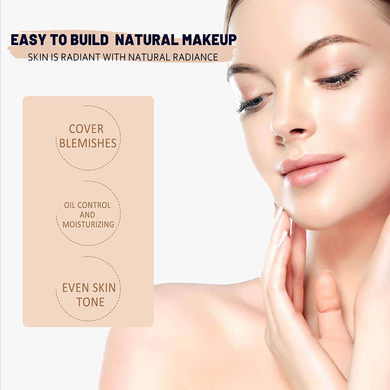 weispo crema CC tono natural, aplicación suave para un acabado uniforme.