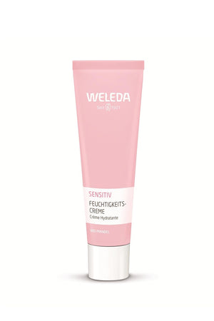 Weleda Crema Facial Sensible, envase 1 oz, hidratación suave para piel sensible.